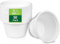 HOMURG bol en carton blanche 500 ml, bols à soupe jetables solides anniversaire, bolle a ramen blanc pour mariage, vaisselle carton jetable ecologique, assiette creuse compostable de 50 pièces