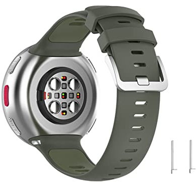 Muovrto Armband für Polar Vantage V2,Wechselarmband Ersatzband Silikon Ersatzarmbänder Uhrband für Polar V2 (Offizielles Armeegrün)