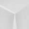 Tischdecke Stoff einfarbig Damast Uni-Design Jacquard Robust, Pflegeleicht und Strapazierfähig rund 140 cm Weiss