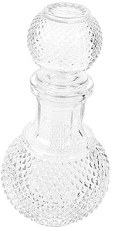 BESTonZON Carafe À Liqueur De Vin En Verre Carafe à Whisky Bouteilles En Verre Pour Liqueur Carafe Transparente Vieilles Carafes à Whisky De Whisky En Verre Un Verre Boissons Embouteillée