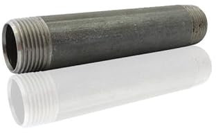 Mamelon Acier Noir Longueur 200 mm (1/2 - 15X21)