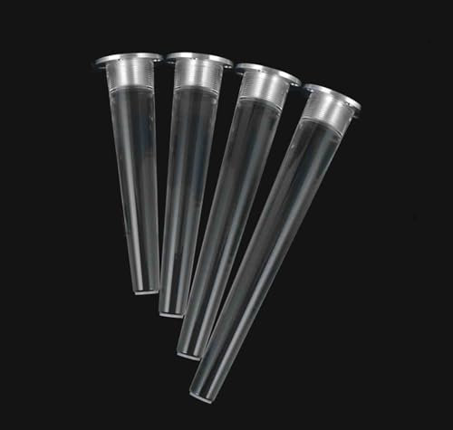 Pieds De Lit, 4 Pièces Pieds De Table De Meuble Remplacement En Acrylique Transparent Pieds de Banc, d'armoire, de Table Basse, de canapé (10cm)