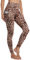 Gayhay Leggings Damen High Waist Sport Leggins mit Taschen Blickdicht Sporthose Lang Hose Bauchweg Laufhose für Sport Yoga Gym Leopard L-XL