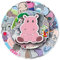 Nilpferd-Aufkleber für Jungen, Mädchen, Kinder, Teenager, Cartoon-Aufkleber, wasserdicht, Vinyl-Aufkleber für Handy, Laptop, Flaschen, Wasserflasche, Gepäck, Sammelalbum, Tasse, Fahrrad, Auto