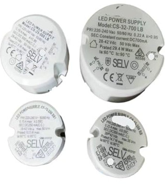 HEPBAK 1 Stück LED-STROMVERSORGUNG Lampe rundes wasserdichtes Vorschaltgerät Konstantstrom-Antriebsnetzteil (Color : 10W 250MA)