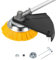 Gimisgu Unkrautbürste 200 x 25.4 mm Weed Brush Round Brush, Professional Brush Cutter Wild Herb Brush für Freischneider