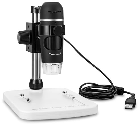 SMART DiProgress HOOKE USB5 5MPX Digitales Mikroskop mit Tisch - Vergrößerung 10X-200X Zoom
