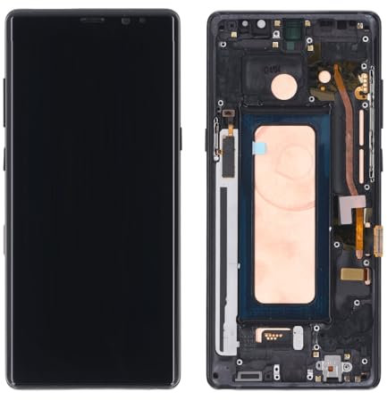 Dpofirs Écran de Remplacement Organique pour Note 8, Note8 SM‑N9500 SM‑N950F DS W U Frame, Assemblage de Numériseur avec Outils de Réparation de Cadre pour Note 8