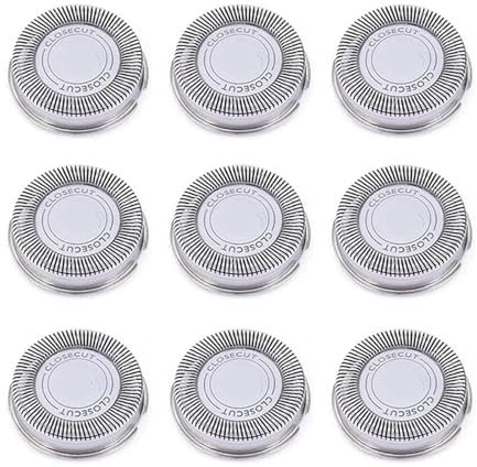 Lot De 9 Têtes De Rechange SH30, Compatibles Avec Les Rasoirs Philips, Séries 3000, 2000, 1000 Et S738, Avec Lames Tranchantes Et Durables(9pcs)