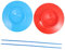 BESPORTBLE Lot De 2 Assiettes De Jonglage avec Bâtons, Assiettes Rotatives, Assiettes De pour Adultes Et Enfants, Jouets De Jeu Et Compétences De, Loisirs, Spectacles De