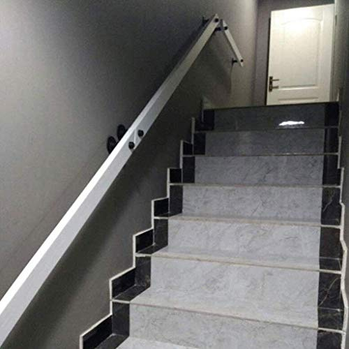 LDTTYRC Kit de pasamanos para Escalera, Madera Maciza, para Interiores, lofts, Villas, Casas, Bares, pasillos, Barras de Soporte, 100 cm/40 Pulgadas