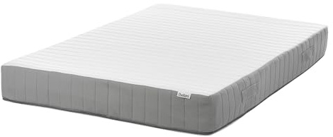 Beliani EU Small Double Size Pocket Sprung Mattress with Handles Cooling Memory Foam Filling 4ft Medium Firm Removable Cover 7-Zone Breez