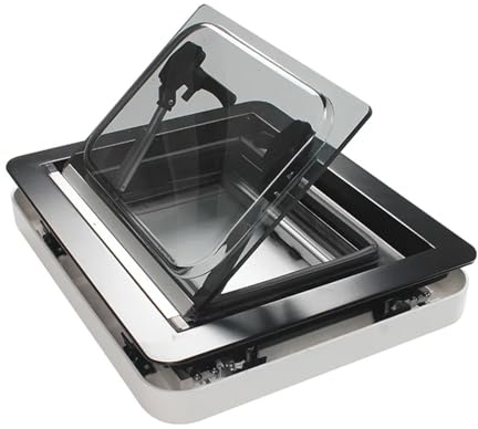 Wohnmobilfenster Camper-Zubehör Seitenfenster ABS-Material Schalldämmung mit Verdunkelungsvorhang Insektenschutz for Wohnmobile Wohnwagen
