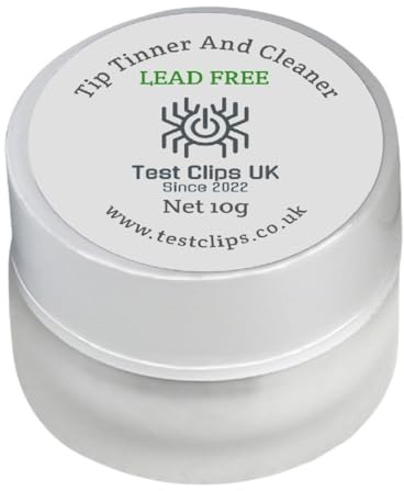 Test Clips Lead Free Tip Refresher and Tinner (10g) Solder Tip Cleaner