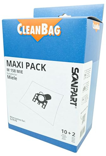 Scanpart Staubbeutel MaxiPack kompatibel mit Miele Typ G/N M158 MIE