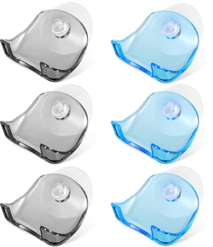 jojofuny 6 Pièces Support de Rasoir à Ventouse, en Plastique