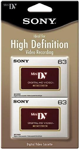 Sony dvm63hdr/2 High Definition MiniDV HD1000E – 2 Pack