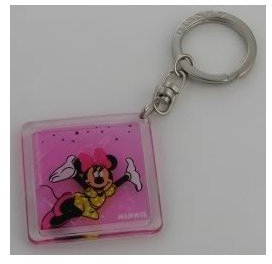 Minnie Mouse Lucite Keyring