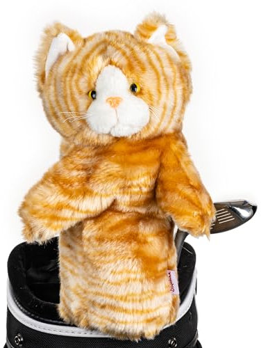 Daphne's Headcovers Herren Cat Daphne's Calico Katzenkopfabdeckung – Gold