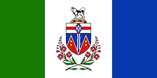 magFlags Flagge: XXS Yukon (Territorium) | Querformat Fahne | 0.24m² | 35x70cm » Fahne 100% Made in Germany