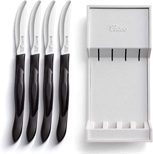 CUTCO Set mit 4 Steak-/Tafelmessern #1759 – klassisches Schwarz