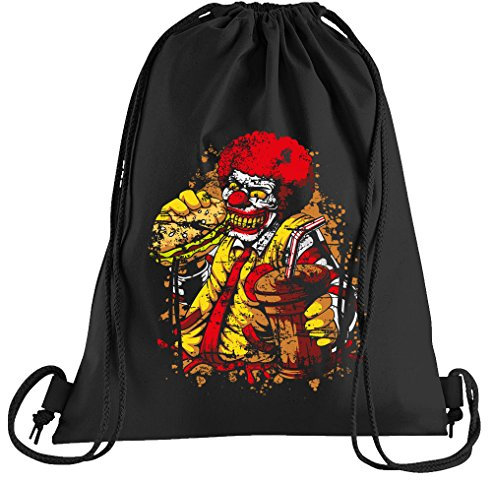 T-Shirt People Ronald Zombie Mc Clown Sportbeutel – Bedruckter Beutel – Eine schöne Sport-Tasche Beutel mit Kordeln