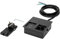 Kopp by ASA 939647017 VersaHIT Dual Einbau-/Tischsteckdose mit Tastendruck-Deckeln zum Einbau in Möbel/Arbeitsflächen, 1 x Schutzkontaktsteckdose, 2 x USB-Anschluss, 2 m Kabel, 3400W/16A, Matt schwarz
