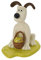 La Hacienda Gromit with Basket Garden Décor Ornament