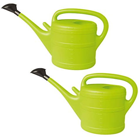 Gießkanne 5 L (2X) MINTGRÜN Blumenkanne Gartengießkanne