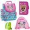 Goldkids L.O.L Surprise LOL Schulranzen Set ergonomischer Ranzen Tornister Federmappe Turnbeutel Regenschutz Mädchen 4-teilig LOL Puppen Lizenz