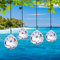 Seasboes 4 Stück Sonnenfänger - Kristall Regenbogen Sun Catcher Fensterdekoration, Prisma Deko Anhänger für Zuhause, Büro, Garten
