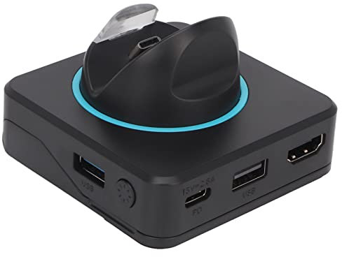 Switch TV Dock para Nintendo, Estación de Acoplamiento de Interfaz Multimedia HD 5 en 1 USB Tipo C, Adaptador de Base para Switch TV Dock Station para OLED para Lite
