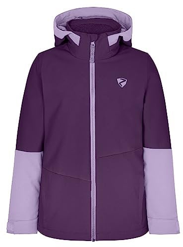 Ziener Kinder AVAK Ski-Jacke Winterjacke | wasserdicht winddicht warm, dark violet, 140