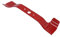 Rasenmähermesser High-Lift Flügelmesser - 47cm Mähbreite - Ersatzmesser kompatibel mit Honda HRB 475 & HRB 476