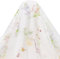 BENECREAT 2 Yard Blumen-Spitzenstoff, 120cm Blatt Schmetterling Polyester Bestickte Netzspitze Bekleidungszubehör Für Schleier, Kleid, DIY Crafts Vorhang Home Vintage Dekor