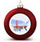 USA Wahrzeichen Weihnachtskugeln Ornamente USA Weihnachtsdekorationen Baumkugeln für Urlaub Hochzeit Party Dekoration Xmas Hängende Kugeln Baumschmuck