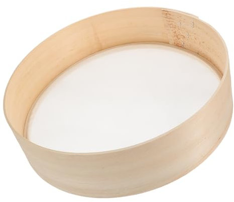 CRILSTYLEO Setaccio per Farina A Maglie Rotonde Strumento Pratico per Setacciare Farina E Ingredienti Resistente alle Faccende Domestiche