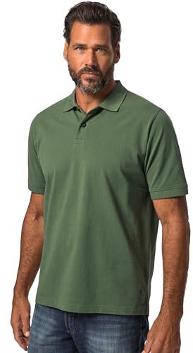 JP 1880 Herren, Piqué Poloshirts, Kaktus, 5XL