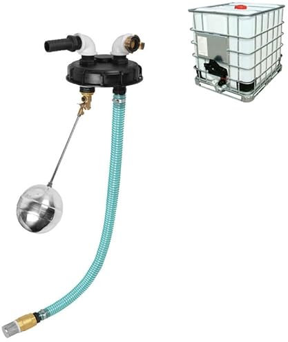 Etomvoop IBC-Tankdeckel DN 150 Schwarz PP Rund Deckel 150 Liter 750 Gramm