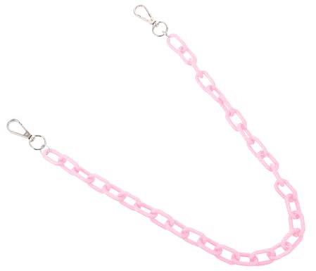 GAROZATION 1Stk Jeanskette Gürtel Hüftkette Punk Hip-Hop-Hosenkette Brieftasche Kette edelstahlketten bag chain damenhalskette key chain tapete pink Acrylkette Hip-Hop-Hose-Kette Metall Rosa