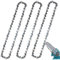 Catena di motoseghe da 8 pollici, catena di motoseghe da 3 pcs, metallo da 8 pollici con lama incisiva, taglio rapido e risparmio di manodopera per tagliare alberi e legno