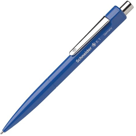 Schneider Schreibgeräte Druckkugelschreiber K 1 blau, M blau, dokumentenecht