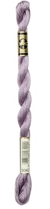 DMC 115 5-3042 Pearl Cotton Thread, Light Antique Violet, Size 5