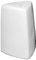 Genware Royal Triangular Salt Pots - Single | Porcelain White Salt Shakers | Commercial Quality Tableware for Domestic and Catering Use