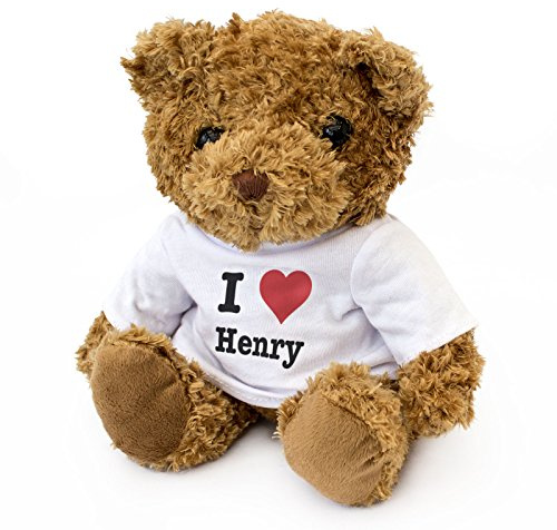 NEW - I LOVE HENRY - Teddy Bear - Cute And Cuddly - Gift Present Birthday Xmas Valentine