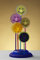 Dapo Tischleuchte Lolli-Smiley Bunte dekorative Lampe Kinderleuchte Dekolampe
