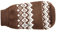Wolters Norweger Pullover 30cm braun/weiss
