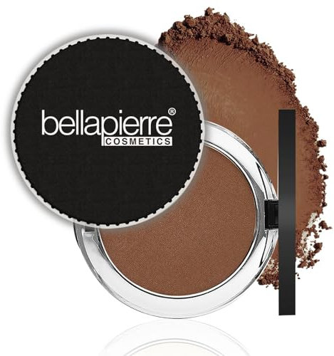 bellapierre Compact Mineral Foundation SPF 15 | Vegan und tierversuchsfrei | Hypoallergen | Vollständige Abdeckung – 10 Gramm - Double Cocoa