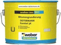 weber.tec 901 - Bitumengrundierung, 30L - hochkonzentrierte lösemittelfreie universell einsetzbare Grundierung – auch als Deck- und Schutzanstrich verwendbar