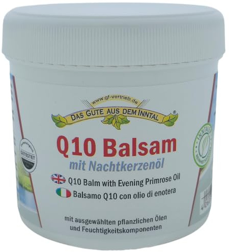 Q10 Balsam mit Nachtkerzenöl 200 ml – Anti-Aging Pflege für straffe, geschmeidige Haut